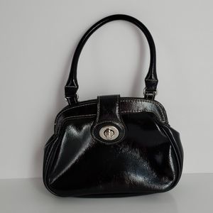 Mini Patent Purse Black